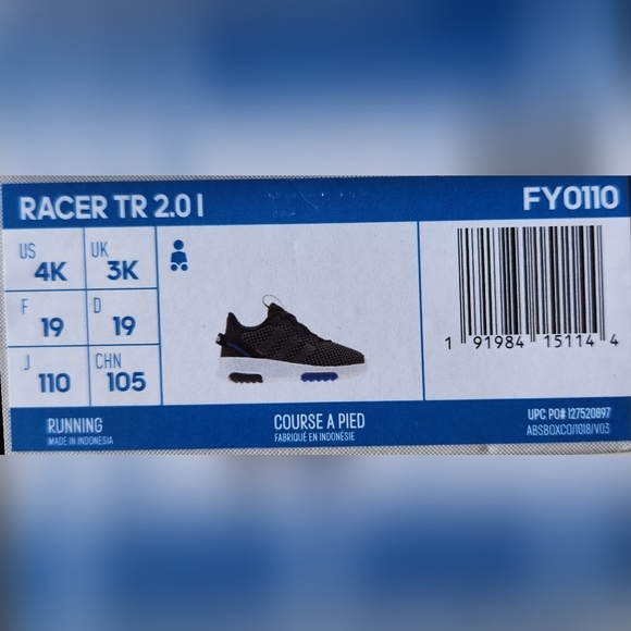 Adidas Kids Racer TR21 Shoes - Picture 3 of 8